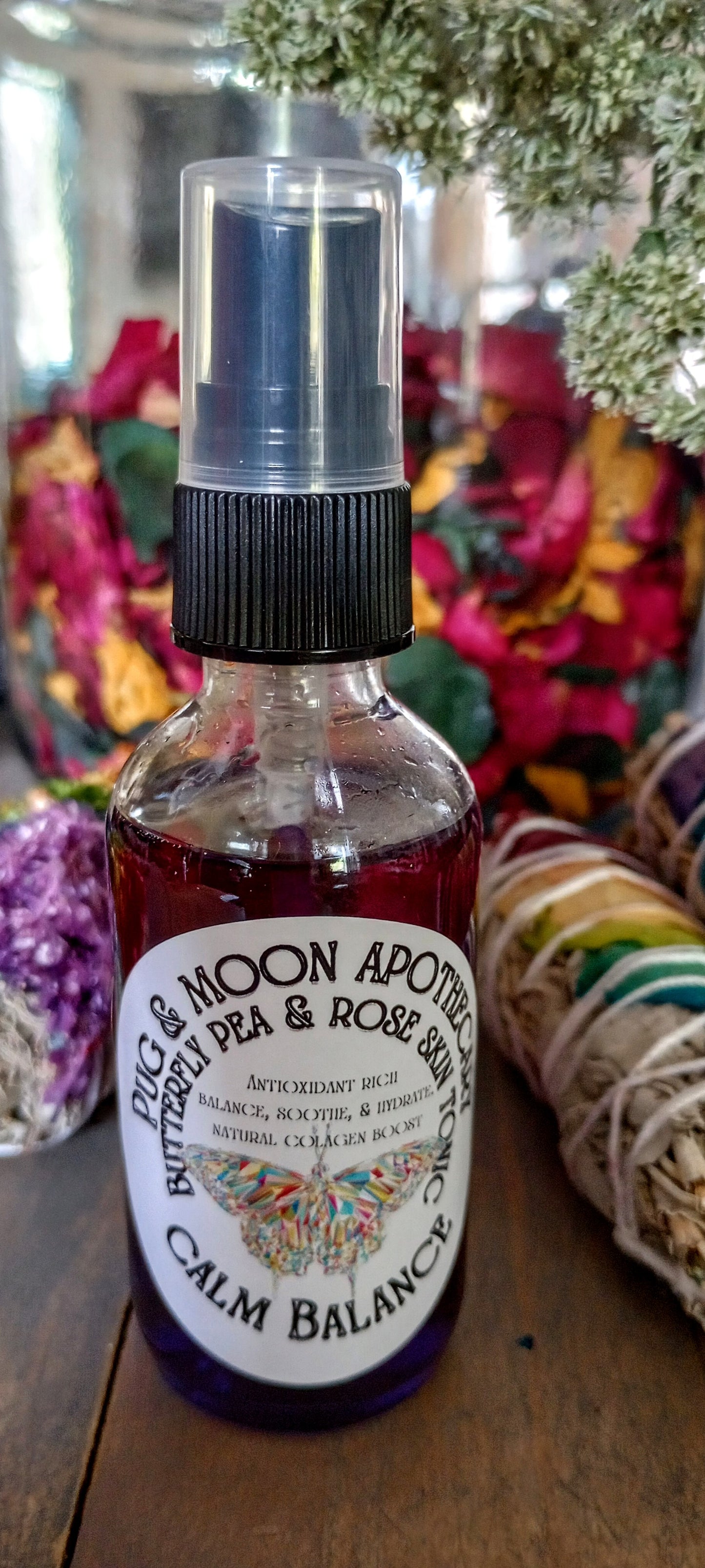 Butterfly Pea Flower & Rose Skin Tonic