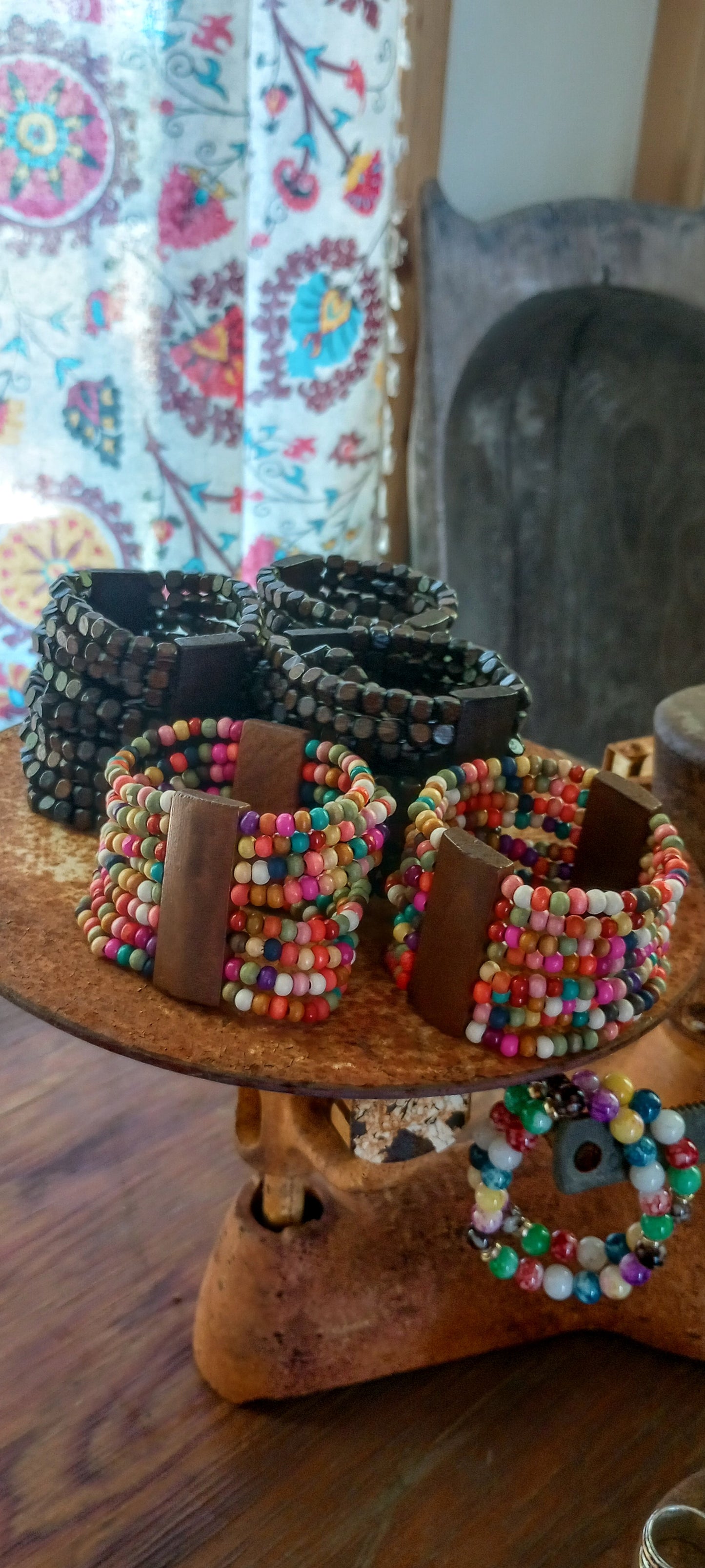 Wooden Beaded Bracelets