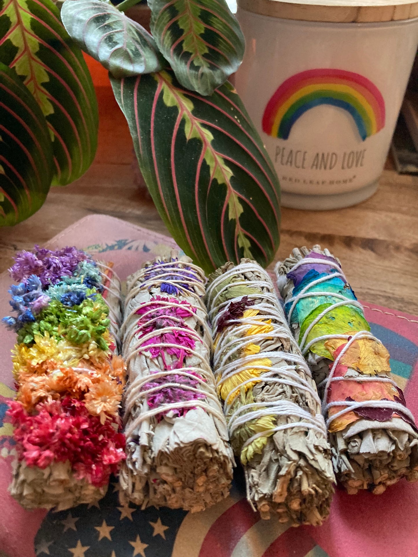 Seasonal Herb & Wildflower Cleansing Wands