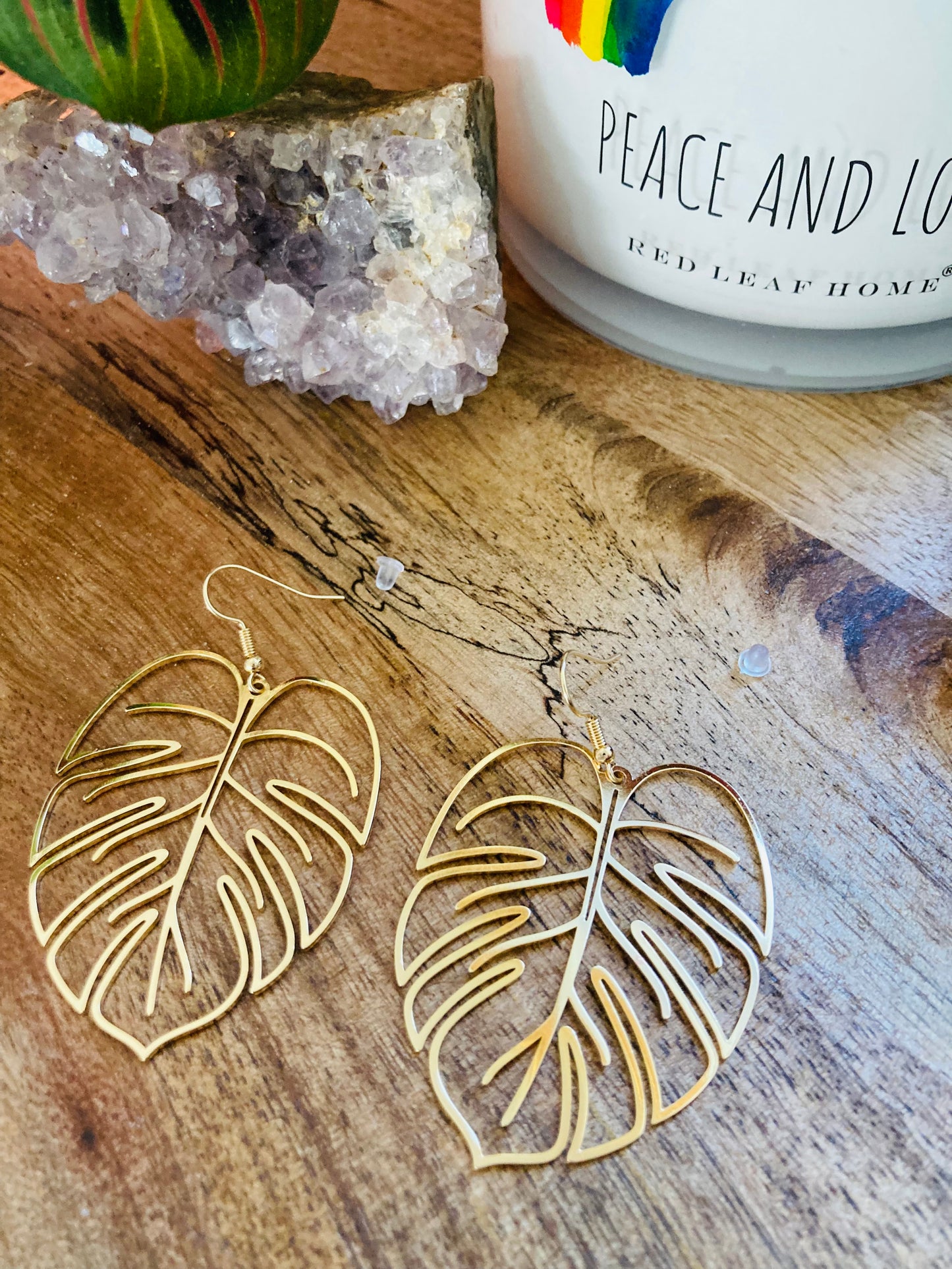 Leaf Earrings (Gold)